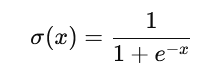 Fórmula Sigmoid