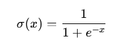 Fórmula Sigmoid