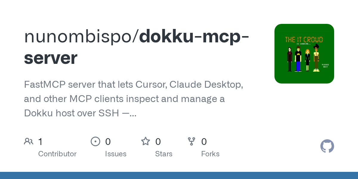 Building an MCP Server for Dokku with FastMCP