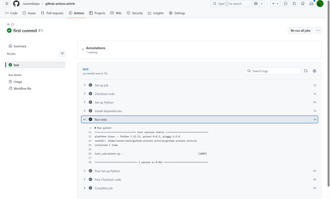 GitHub Actions for Python Projects - Automate Your Workflow from Day One