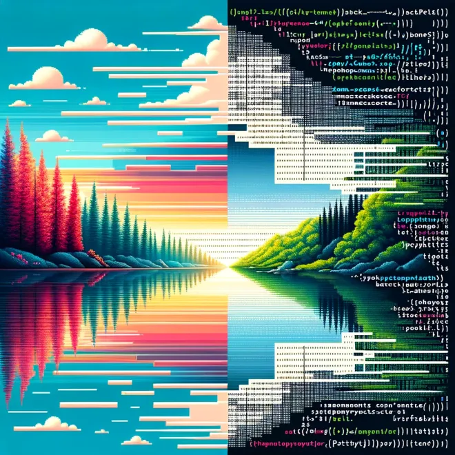 Image of: Transforming Images into ASCII Art with Python and OpenCV