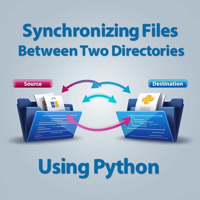 Image of: Synchronizing Files Between Two Directories Using Python