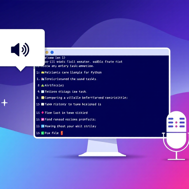 Image of: Create a Voice-Controlled Todoist App: Python TUI with Speech-to-Text and Text-to-Speech