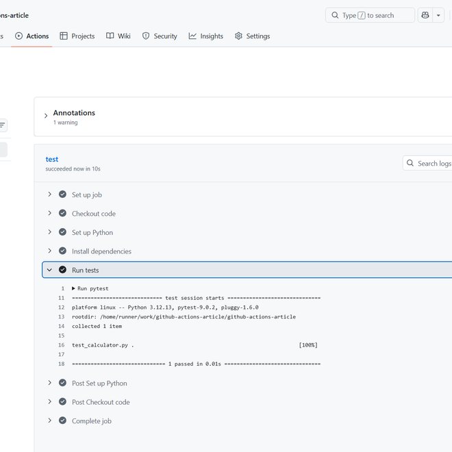 Image of: GitHub Actions for Python Projects - Automate Your Workflow from Day One