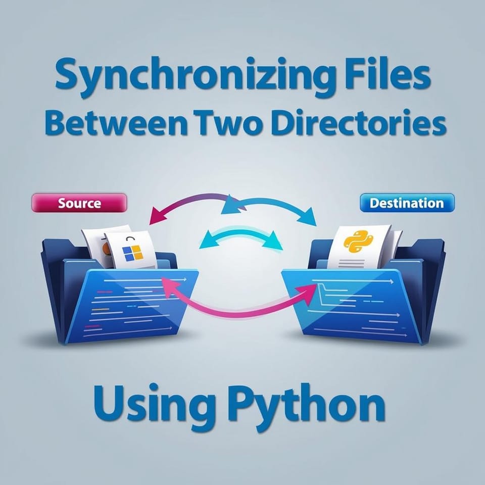 Synchronizing Files Between Two Directories Using Python