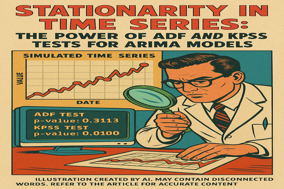 Stationarity in Time Series: The Power of ADF and KPSS Tests for ARIMA Models