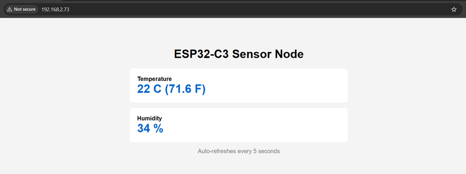 ESP32-C3 SuperMini DHT11 Tutorial - Temperature & Humidity Sensor with MicroPython Web Server